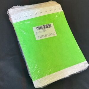 2,000 WristCo Tyvek Wristbands for Events – 5-Color Variety Pack – Tamper-Proof